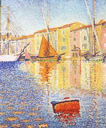 Paul Signac The Red Buoy